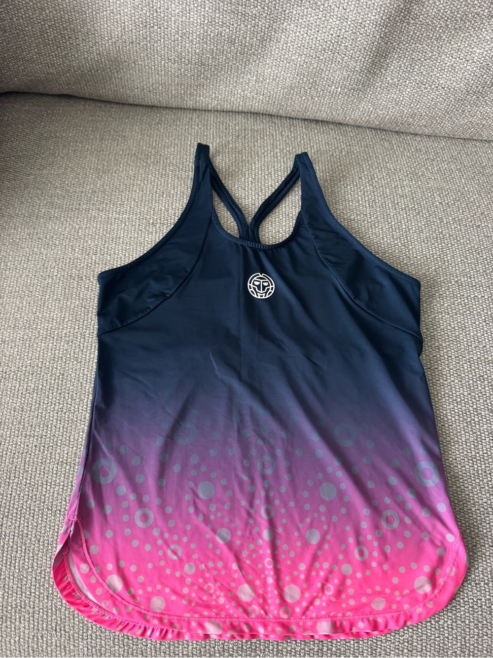 Women's athletic Ombre Racerback Tank Top